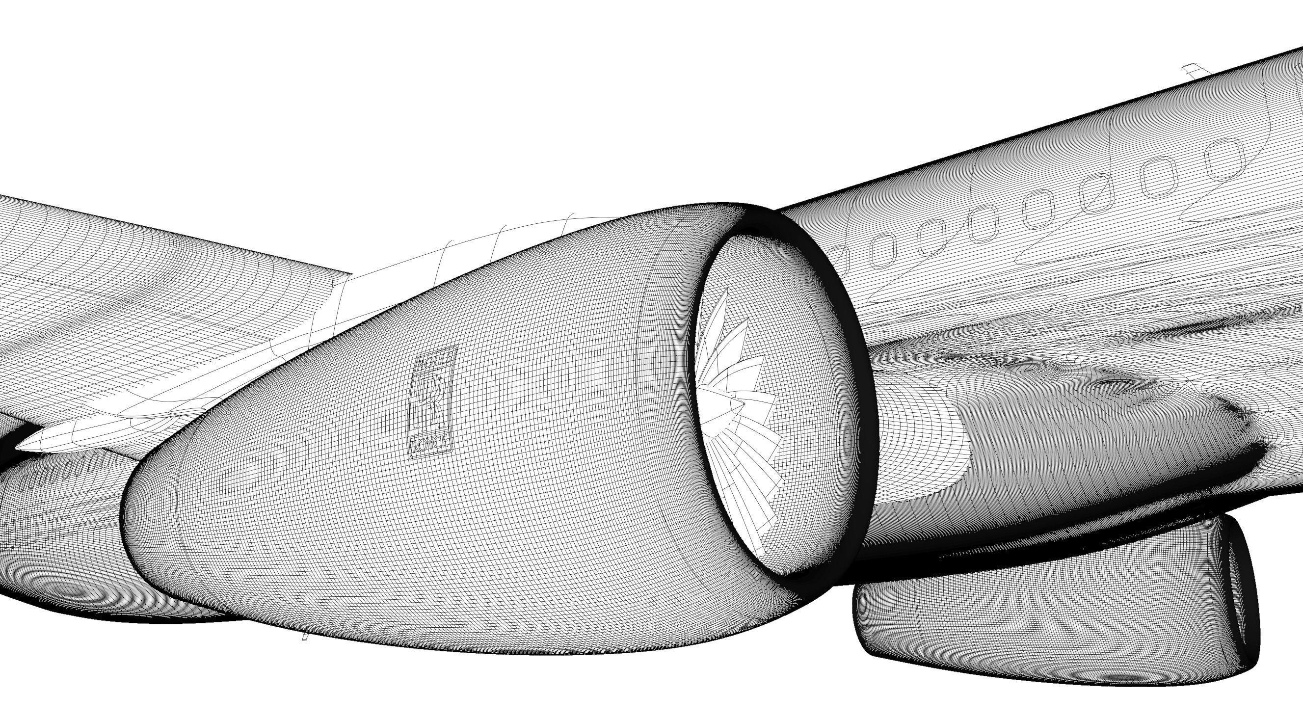 Trump Boeing 757-200 3D model_12