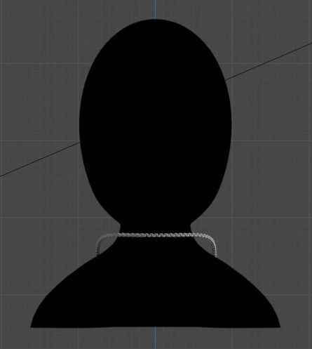 Made with the highest quality Cuban Chain Low-poly 3D model_2