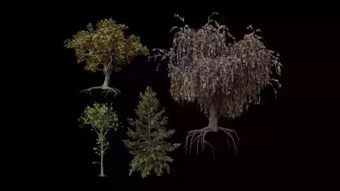 jungle tree 3D model