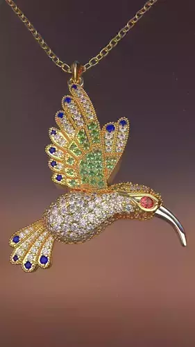 Humming Bird Pendant