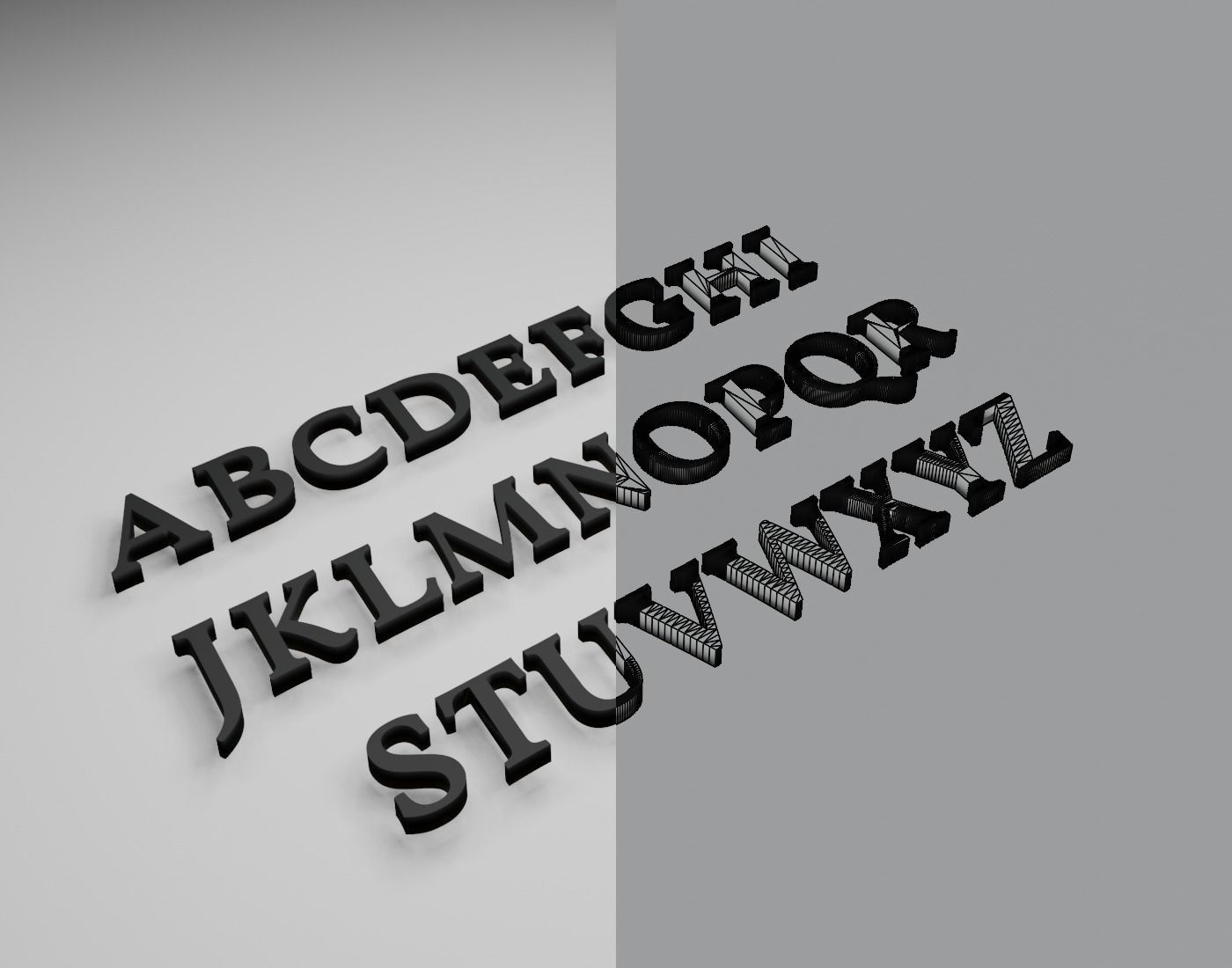 VollkornMediumItalic 3D print model_13