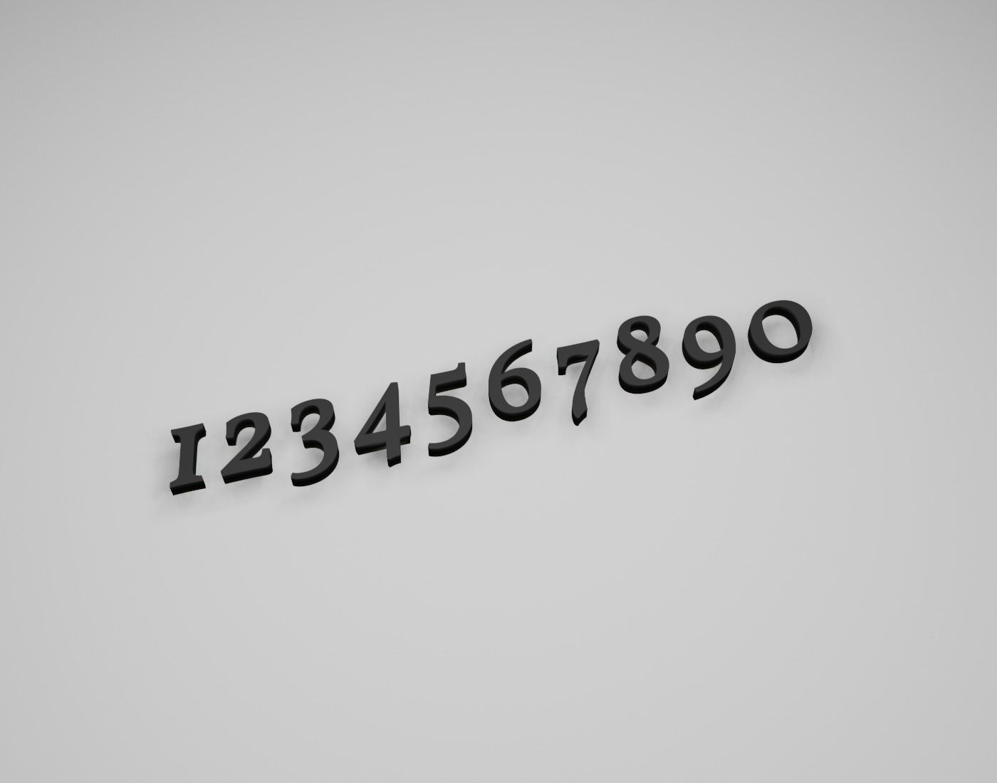 VollkornMediumItalic 3D print model_3