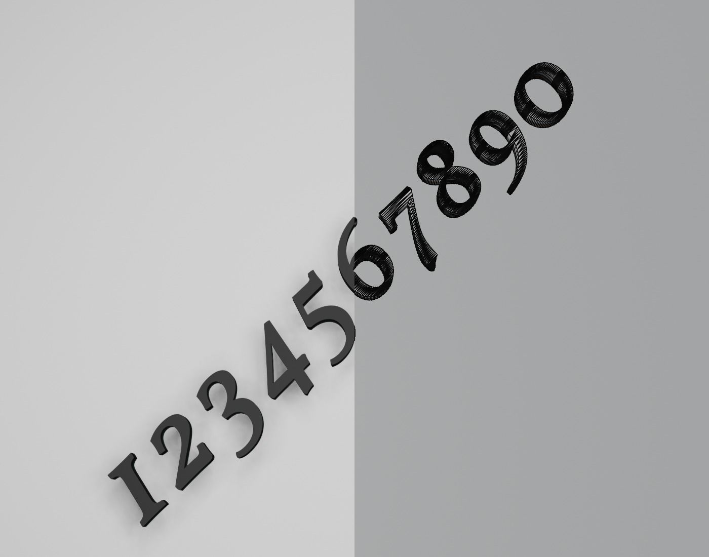 VollkornMediumItalic 3D print model_5