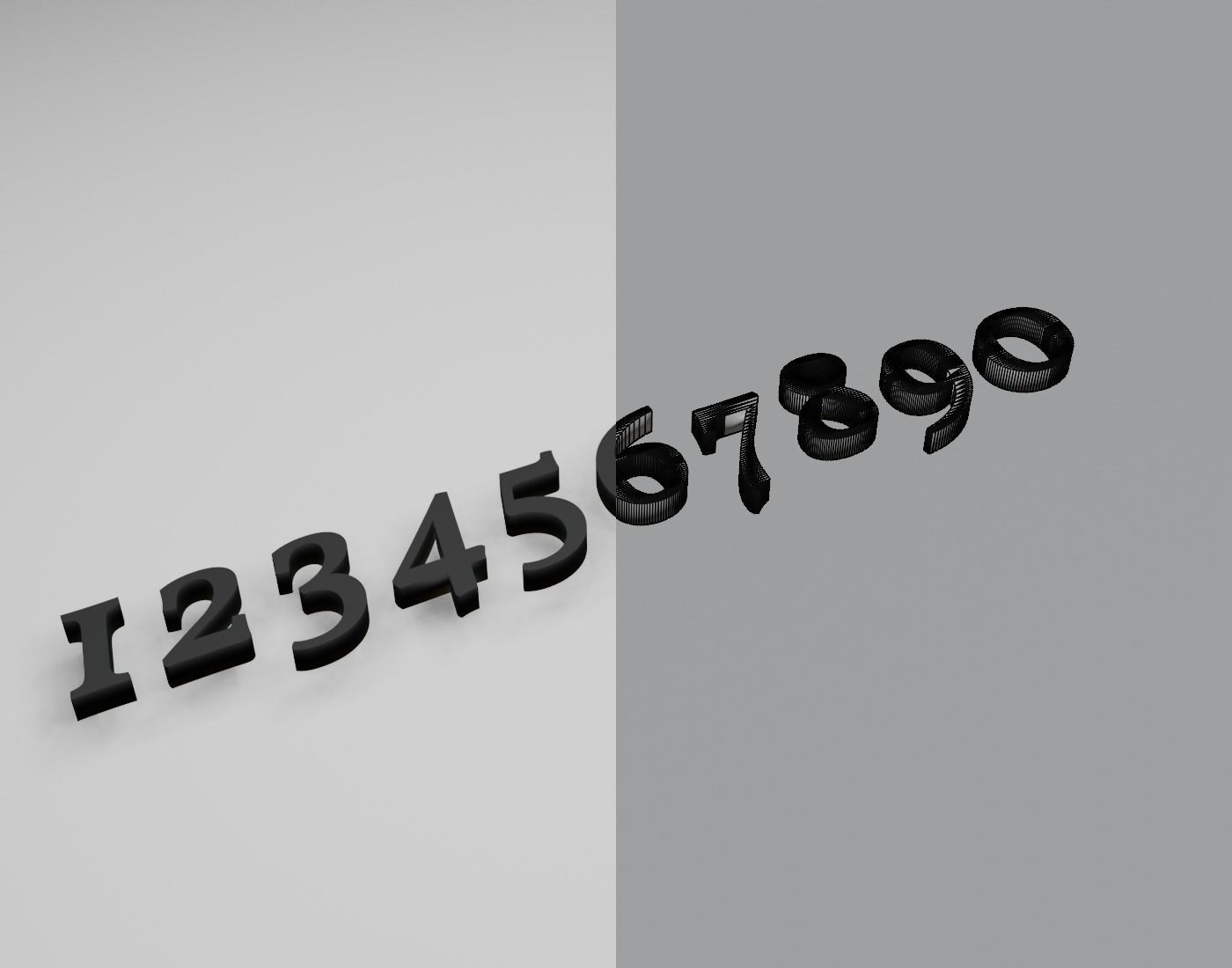 VollkornMediumItalic 3D print model_8