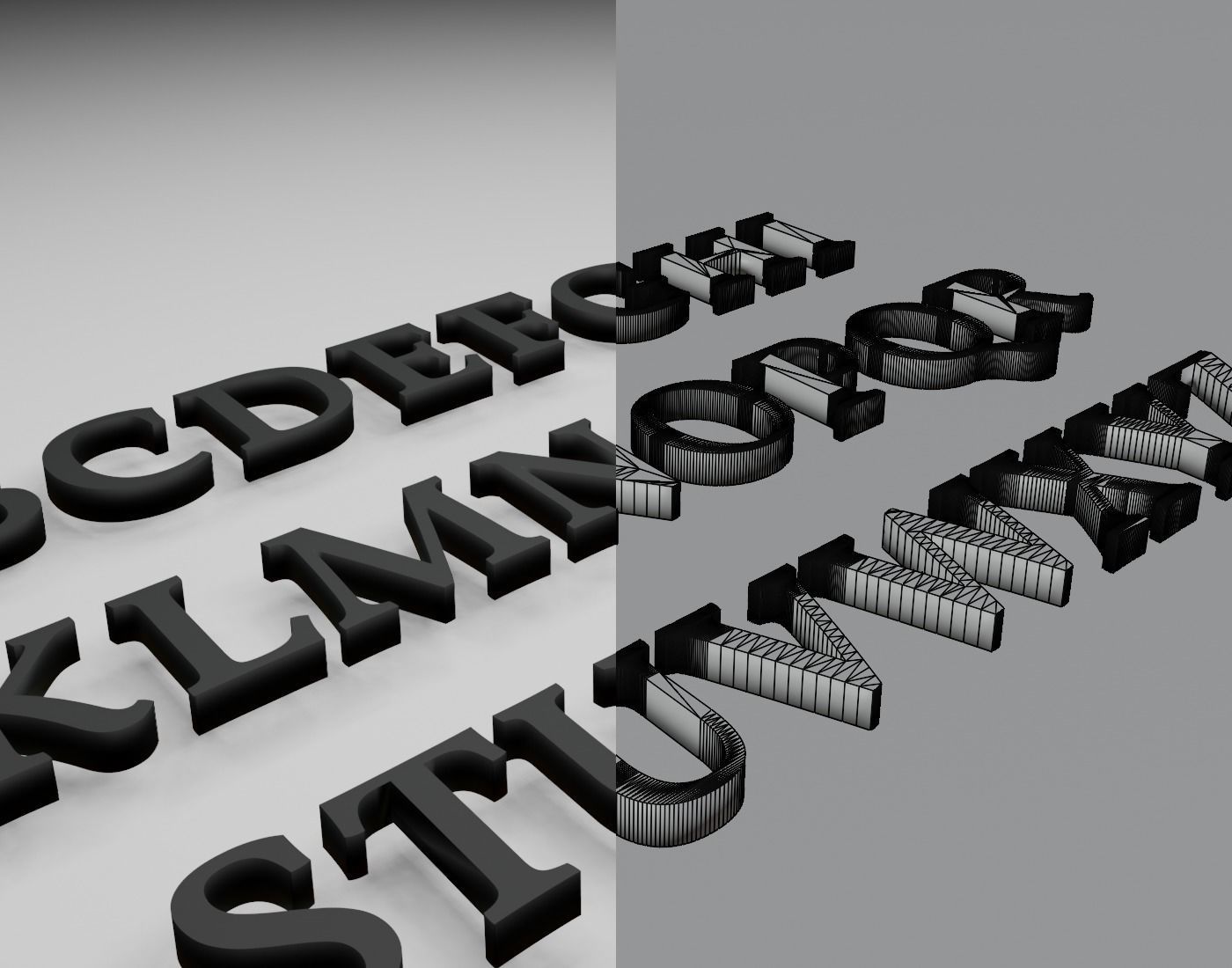 VollkornMediumItalic 3D print model_9