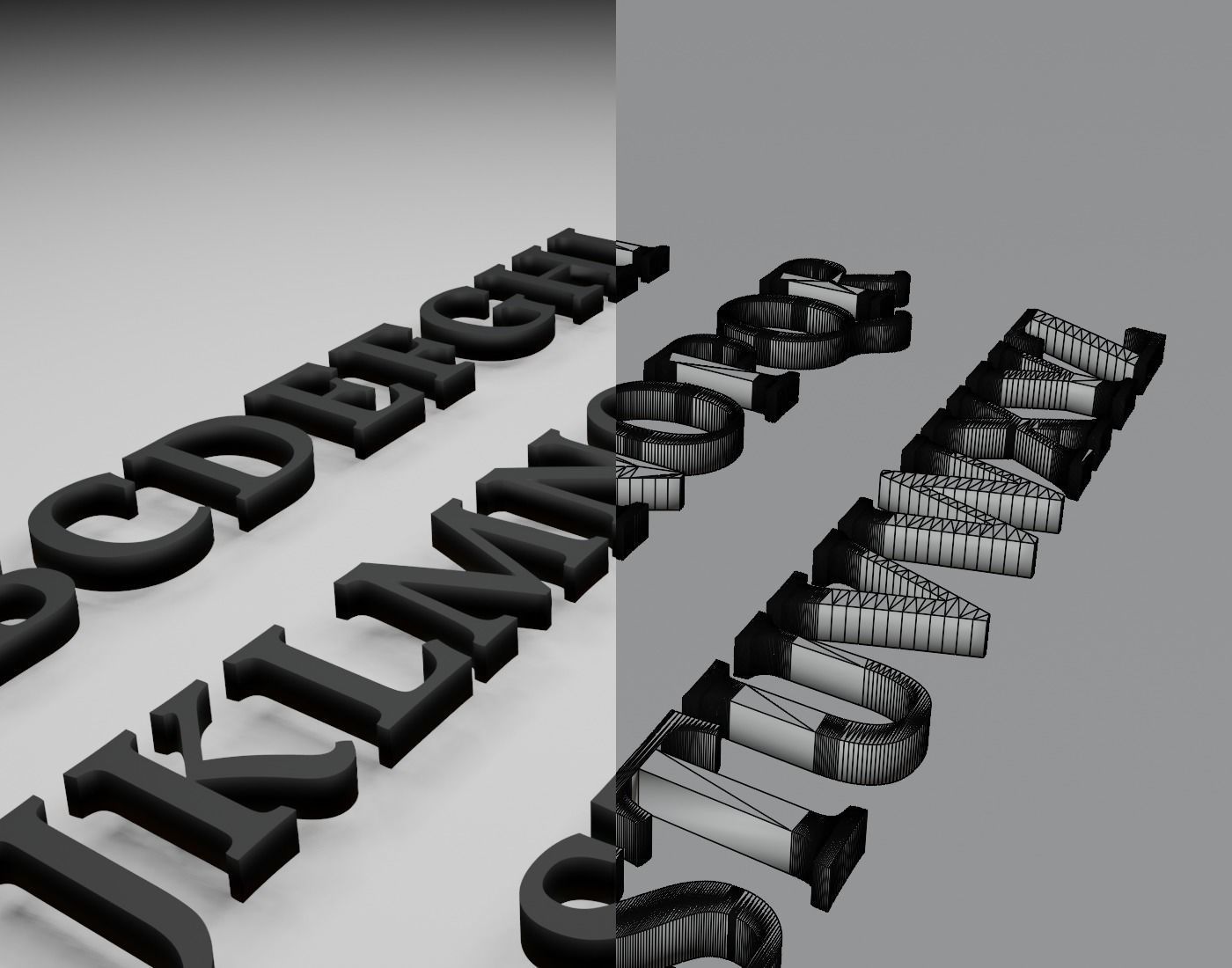 VollkornMediumItalic 3D print model_11