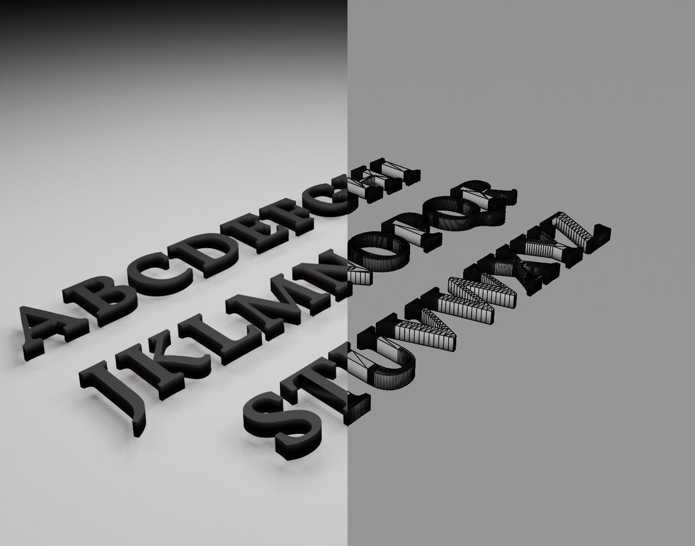 VollkornMediumItalic 3D print model_14