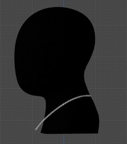 Discover and acquire an impressive Cuban Chain Low-poly 3D model_1