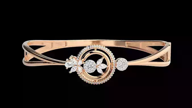 Diamond Bracelet Renders 3dm stl gem map