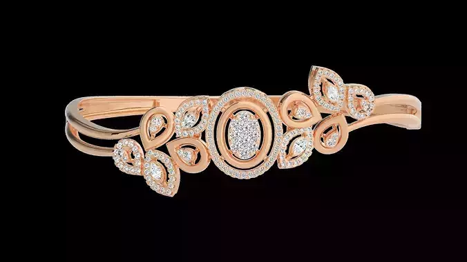 Diamond Bracelet Renders 3dm stl gem map