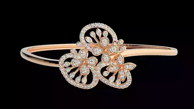 Diamond Bracelet Renders 3dm stl gem map