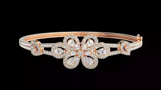 Diamond Bracelet Renders 3dm stl gem map