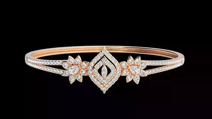 Diamond Bracelet Renders 3dm stl gem map