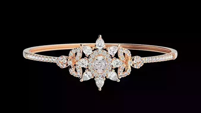 Diamond Bracelet Renders 3dm stl gem map