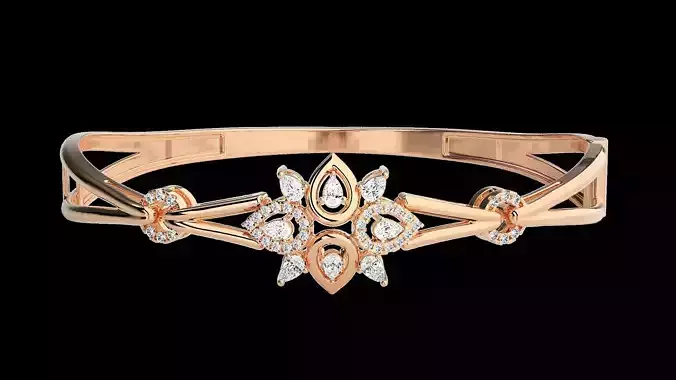 Diamond Bracelet Renders 3dm stl gem map