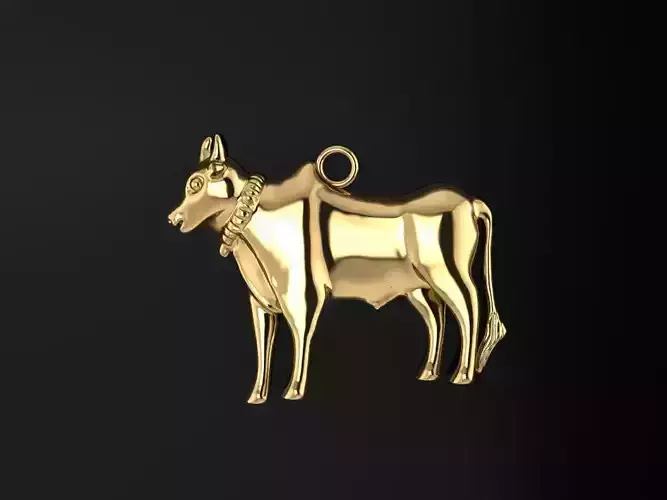 Cow Pendant Khmer Asia 
