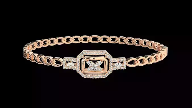 Diamond Bracelet Renders 3dm stl gem map