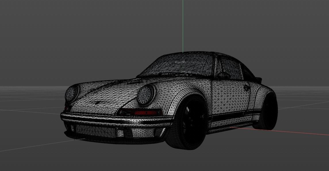 Porsche 911 Singer Full Carbon 3D model_14