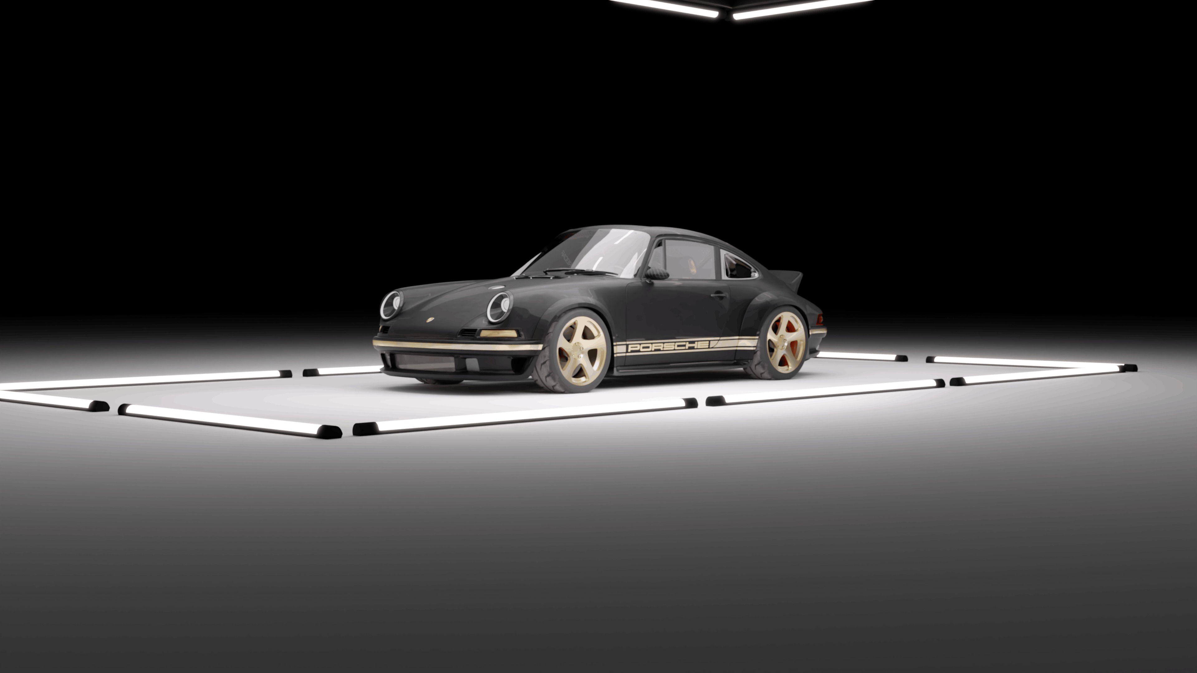 Porsche 911 Singer Full Carbon 3D model_10