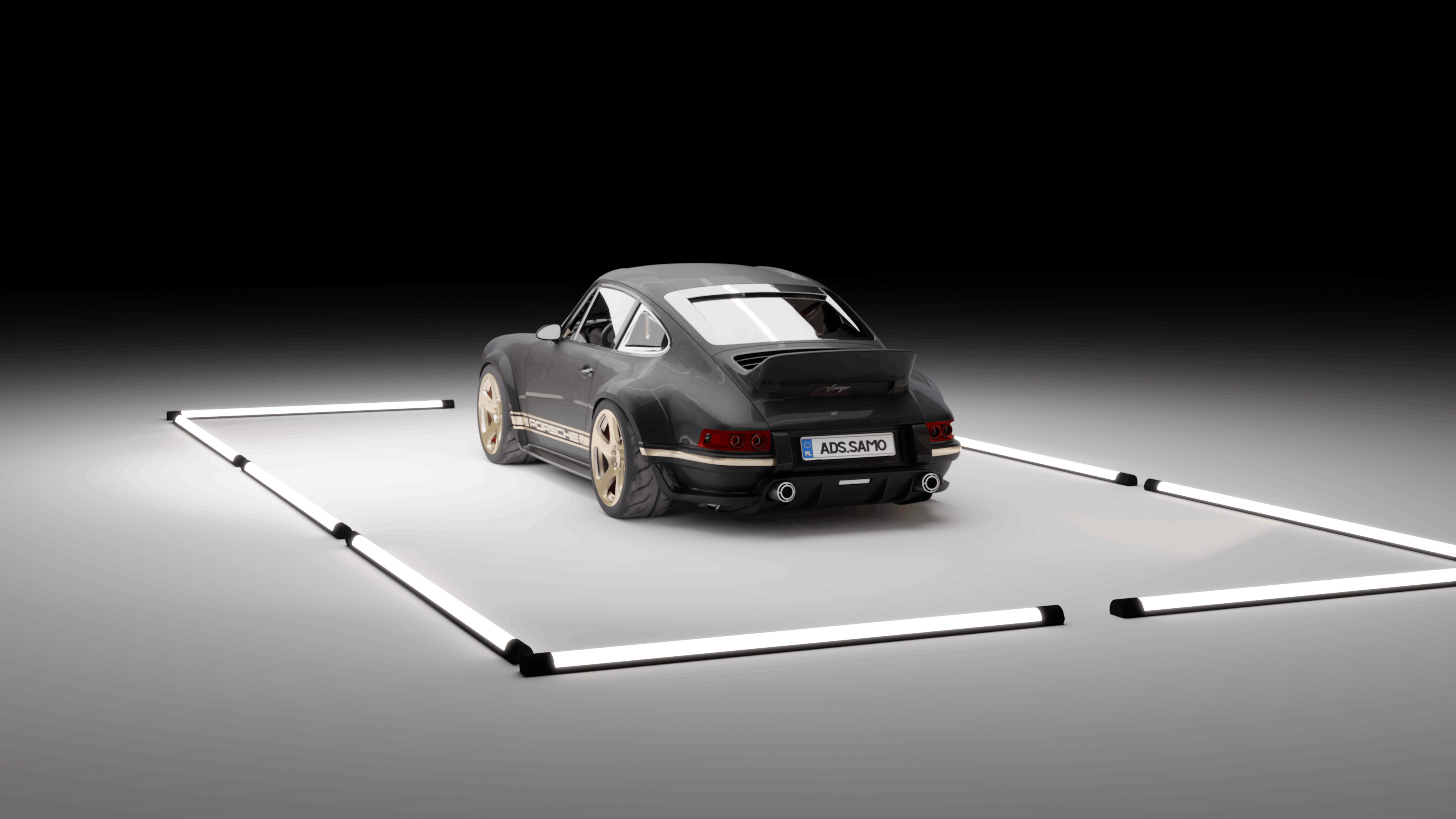 Porsche 911 Singer Full Carbon 3D model_8
