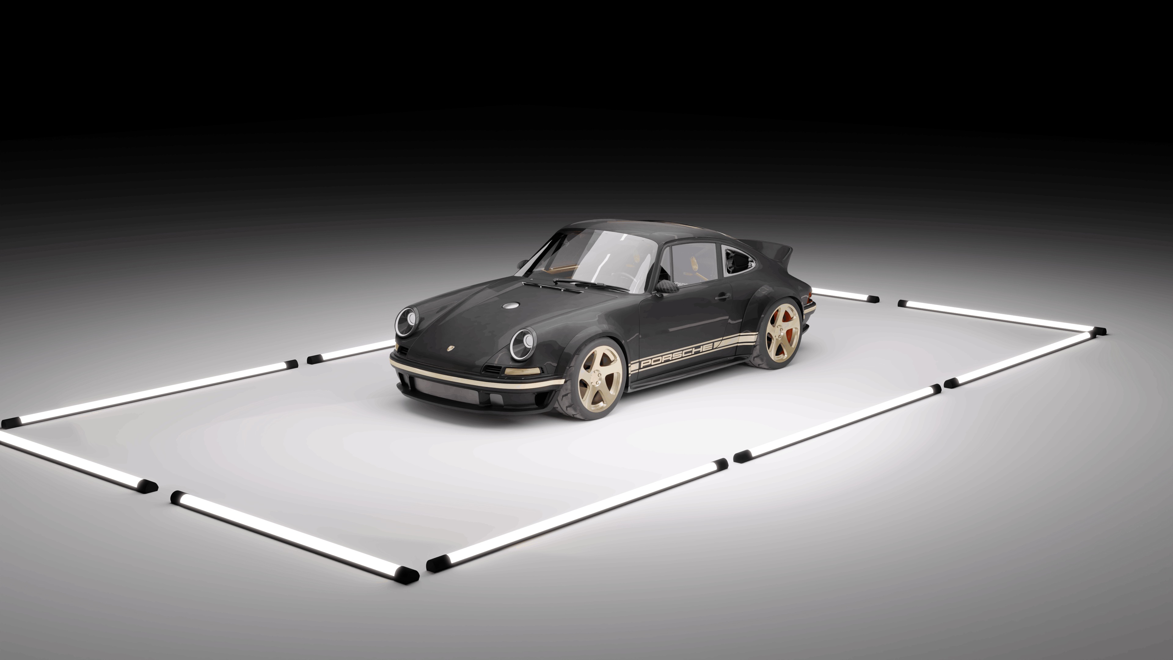 Porsche 911 Singer Full Carbon 3D model_9