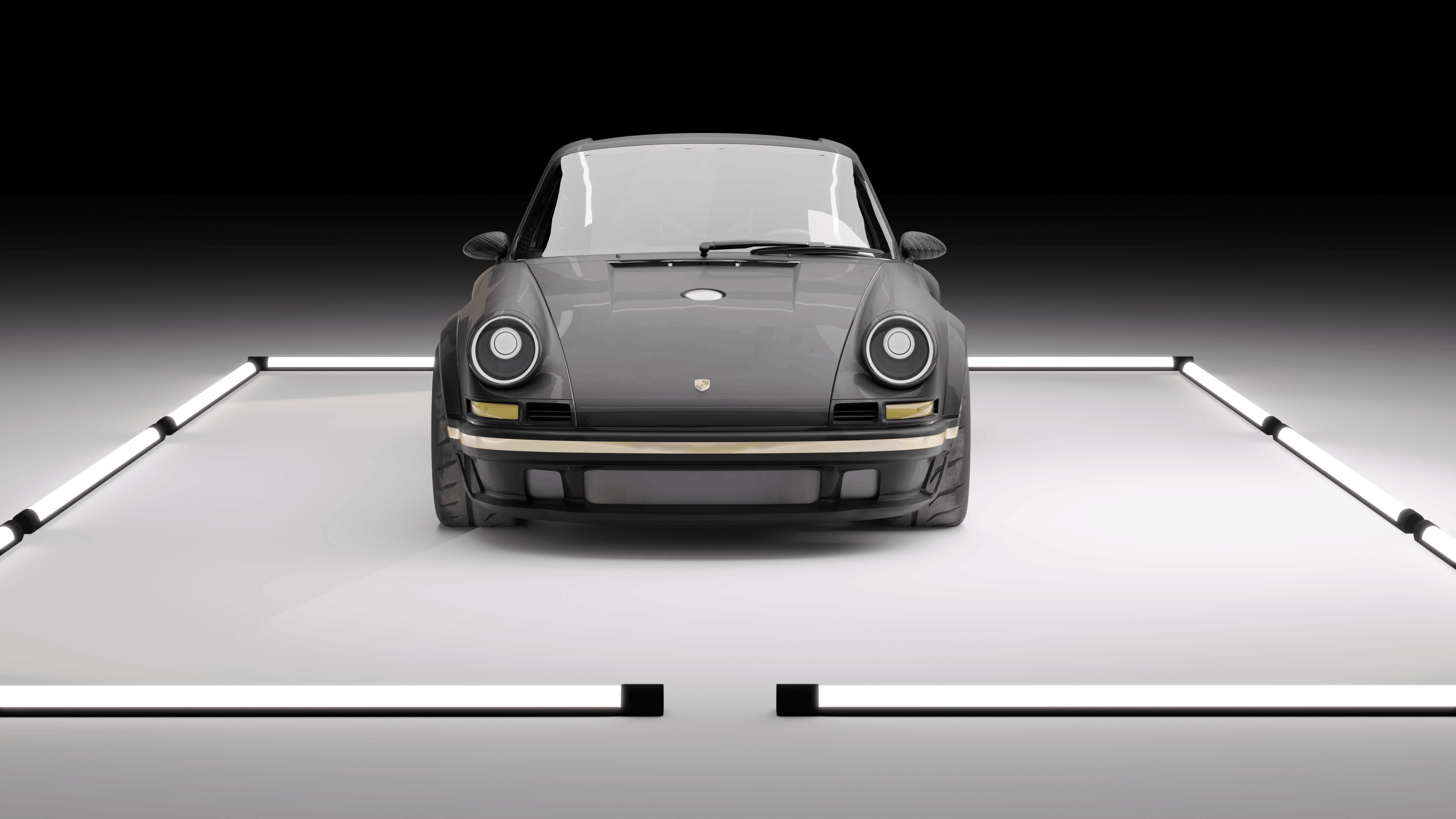 Porsche 911 Singer Full Carbon 3D model_4