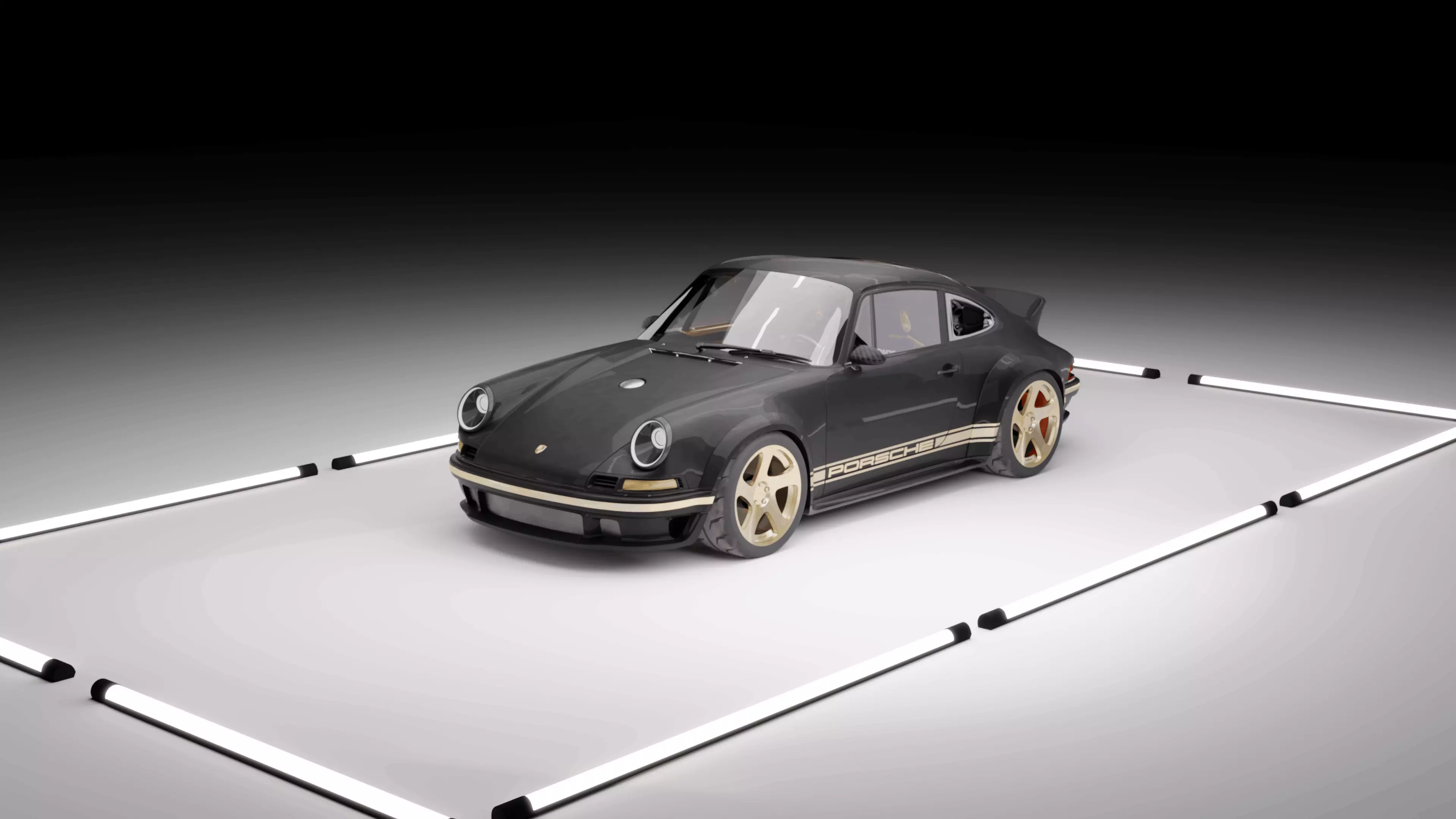 Porsche 911 Singer Full Carbon 3D model_0