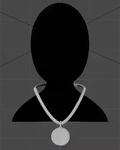 Immerse yourself in an Exclusive Cuban Chain Low-poly 3D model
