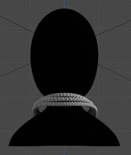 Make a Style Statement with Our Cuban Chain Low-poly 3D model_2