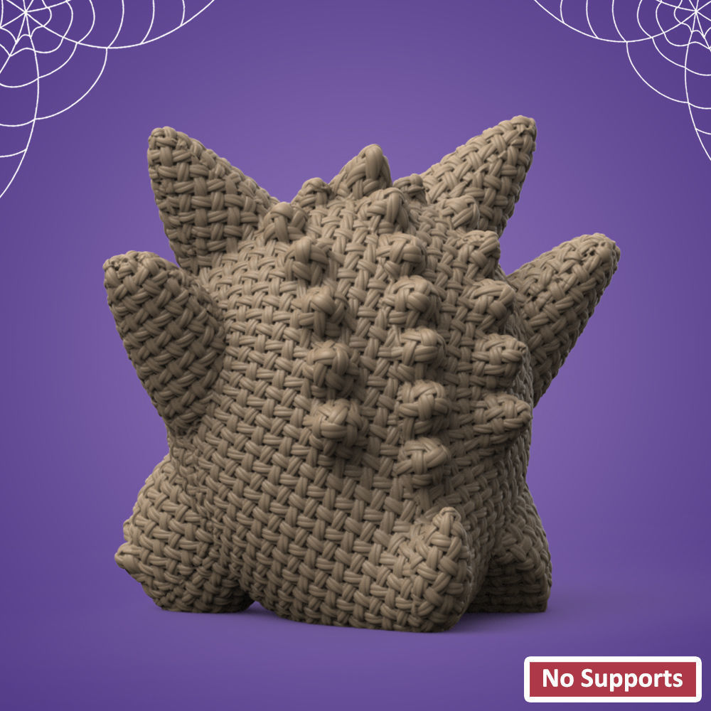 Halloween Oggie Boogie Gengar 3D print model 3D print model_1