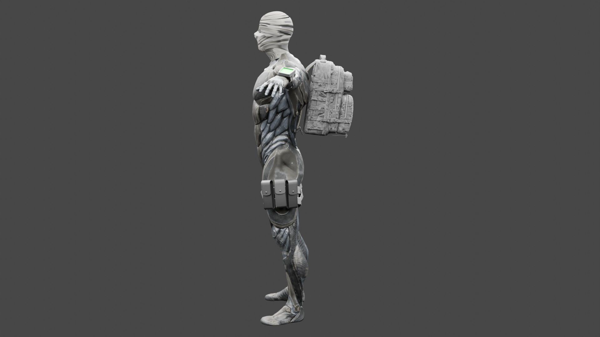 soldier 3D model_1