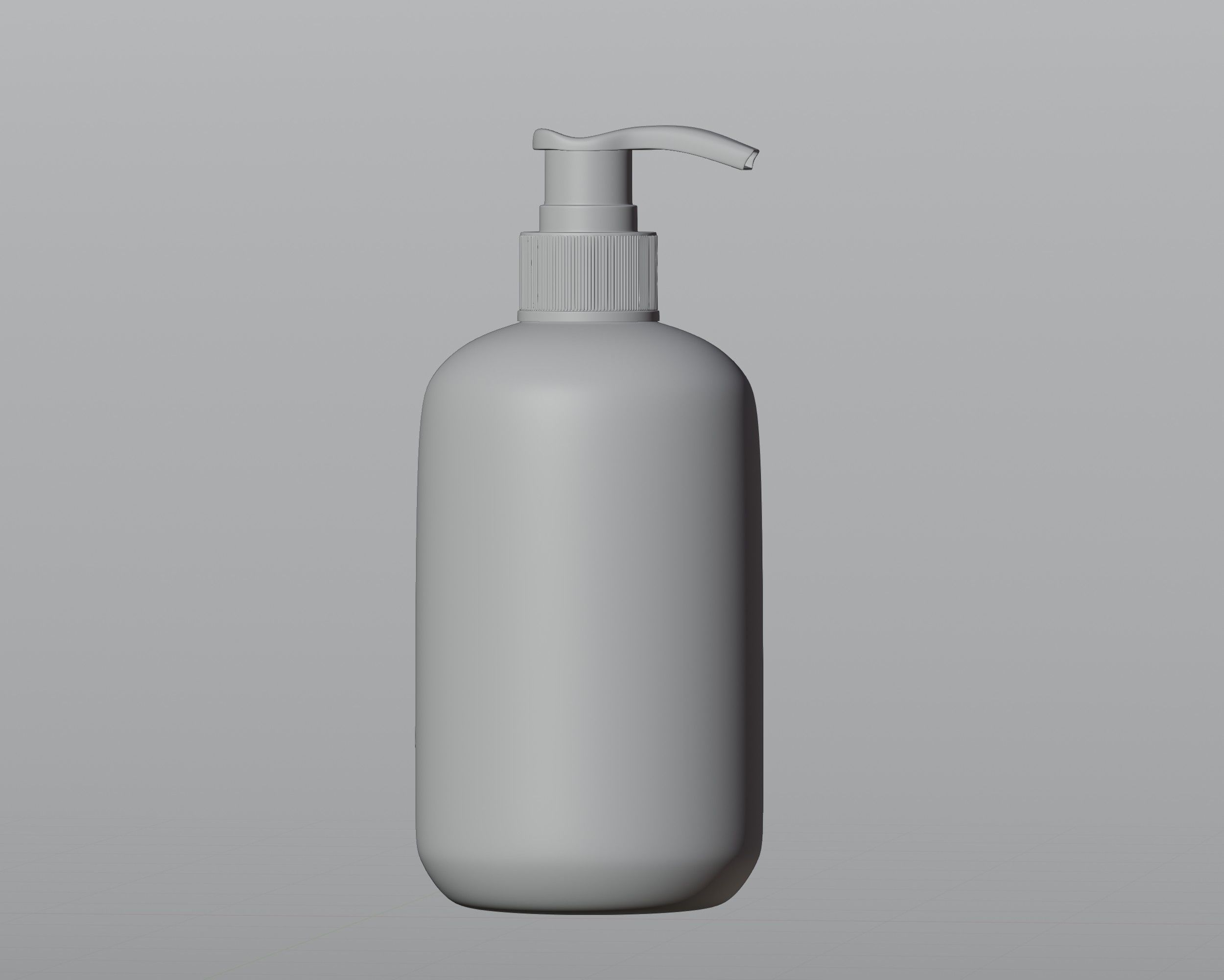 Cosmetic Pump Bottle Low-poly 3D model_4
