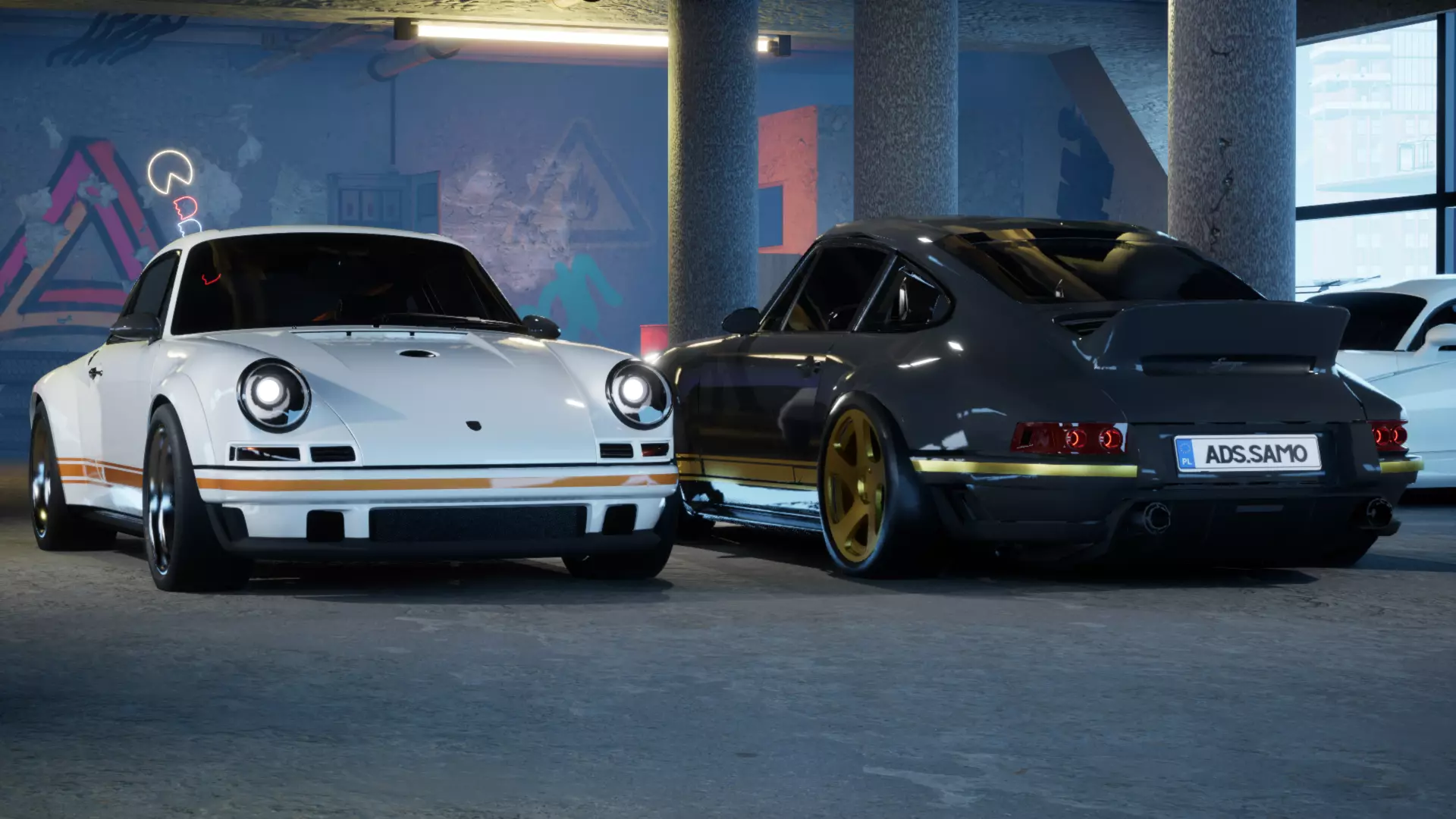 Singer - Porsche 911 Singer 3D model Pack 3D model