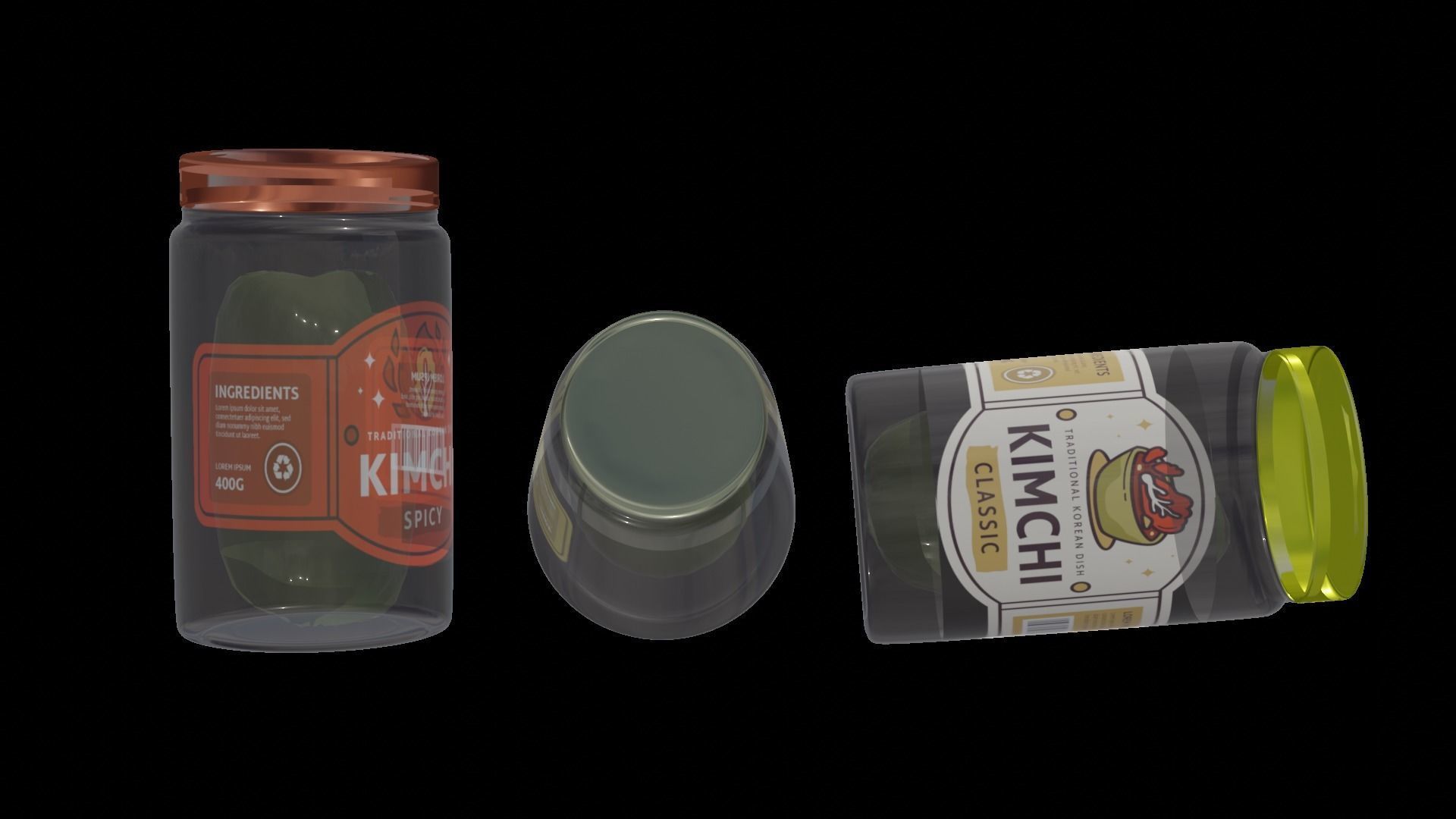 High-Quality Pickle Jar 3D Model 3D model_4