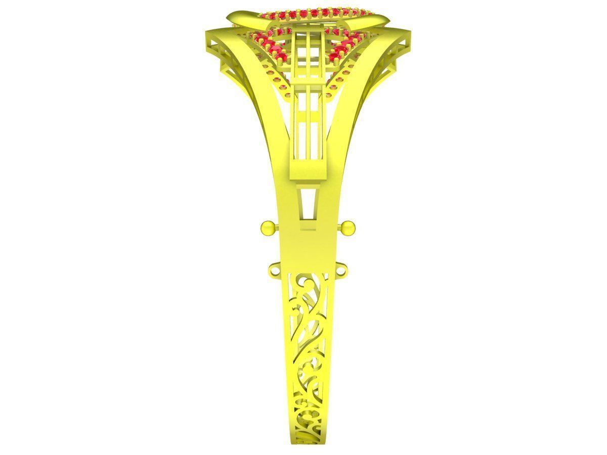 6342 luxury diamond bangle 3D print model_3