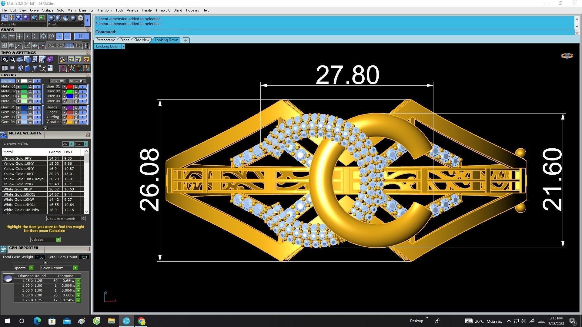 6342 luxury diamond bangle 3D print model_5