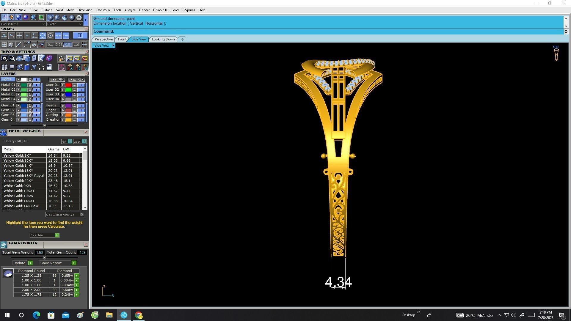 6342 luxury diamond bangle 3D print model_7