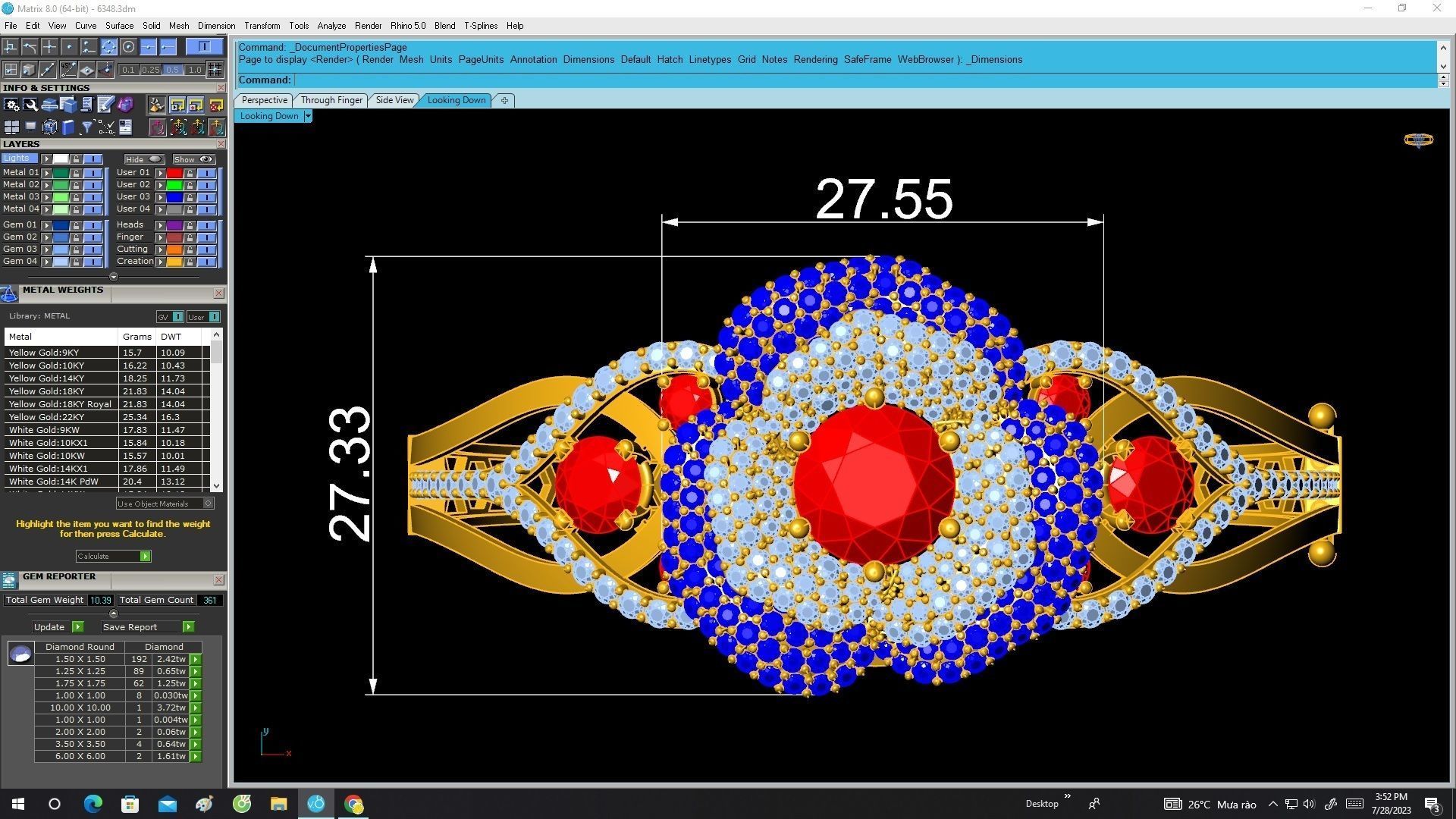 6348 luxury korean flower diamond bangle 3D print model_5