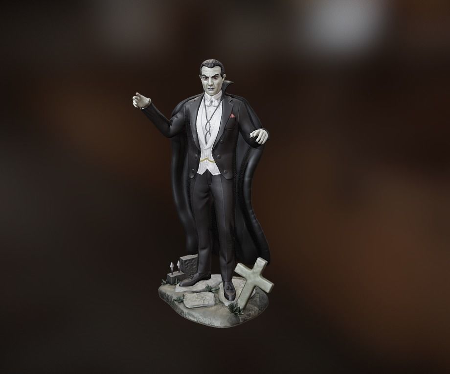 Dracula collection figure by Bela Lugosi V2 3D print model_1