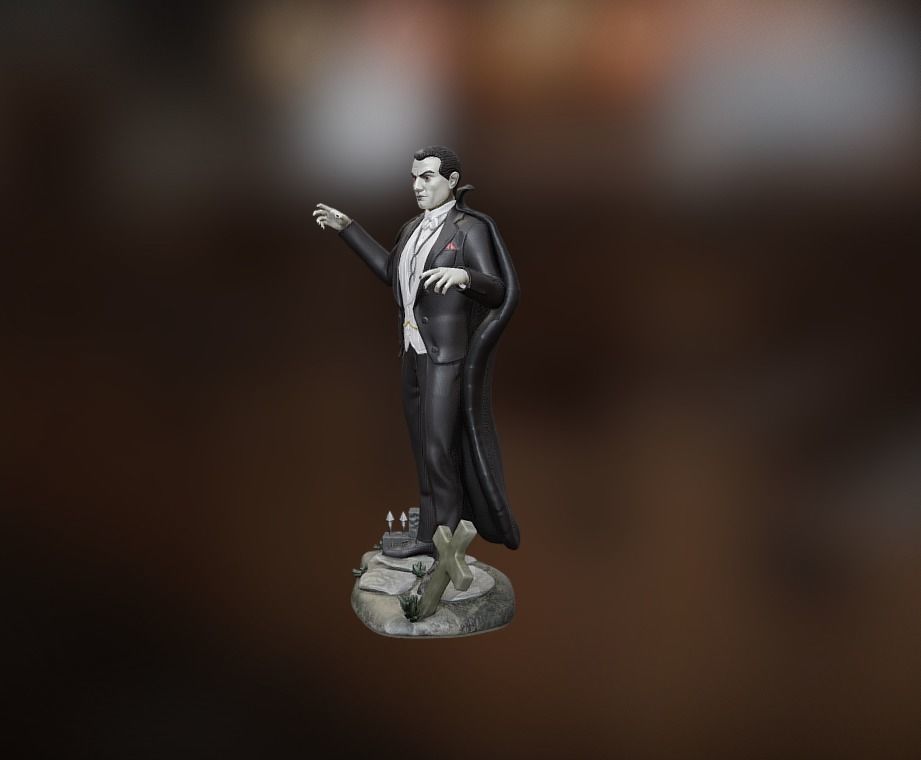 Dracula collection figure by Bela Lugosi V2 3D print model_2