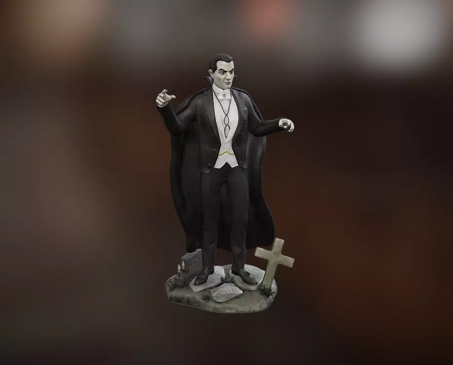 Dracula collection figure by Bela Lugosi V2 3D print model_0
