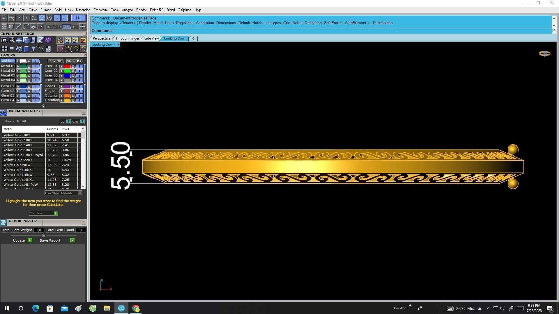 6357 art bangle 3D print model_5