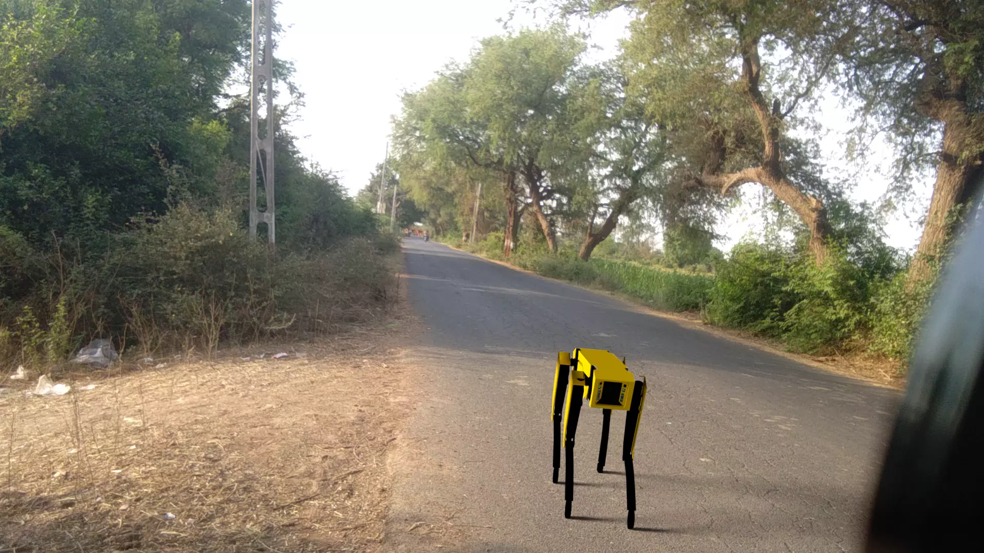 Robot dog like spot dog 3D model_0