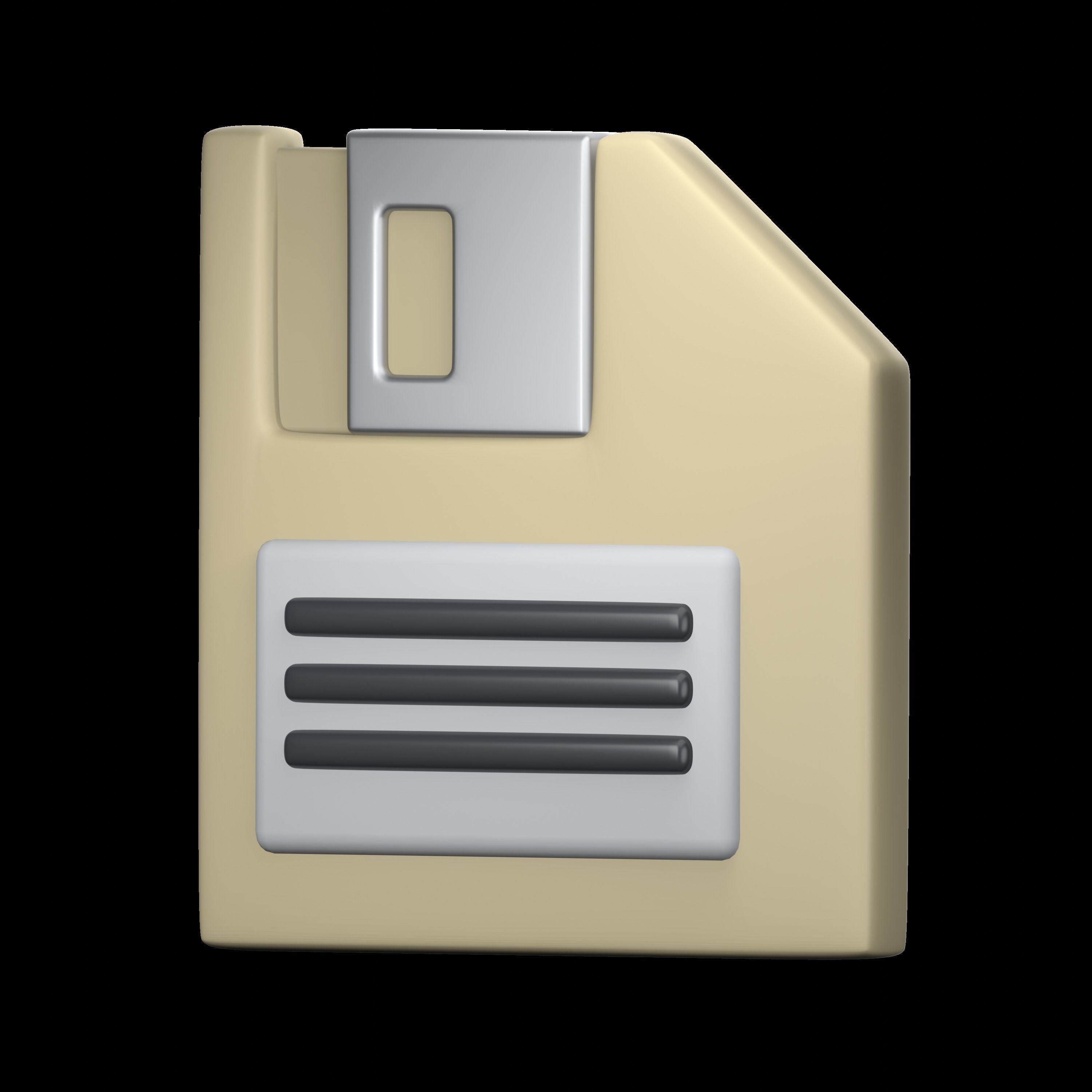 Retro Electronics 3D icon Set UX UI Web 3d rendering  3D model_5