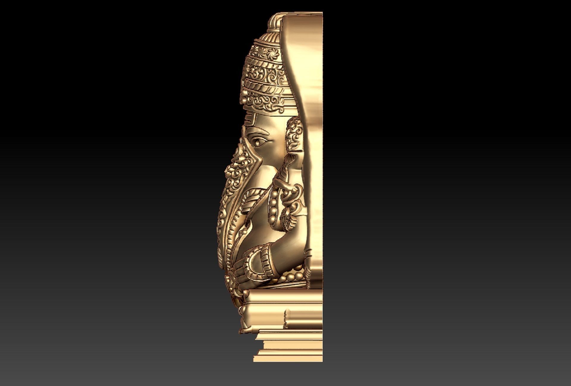 Karpaga Vinayagar PENDENT 3D print model_6