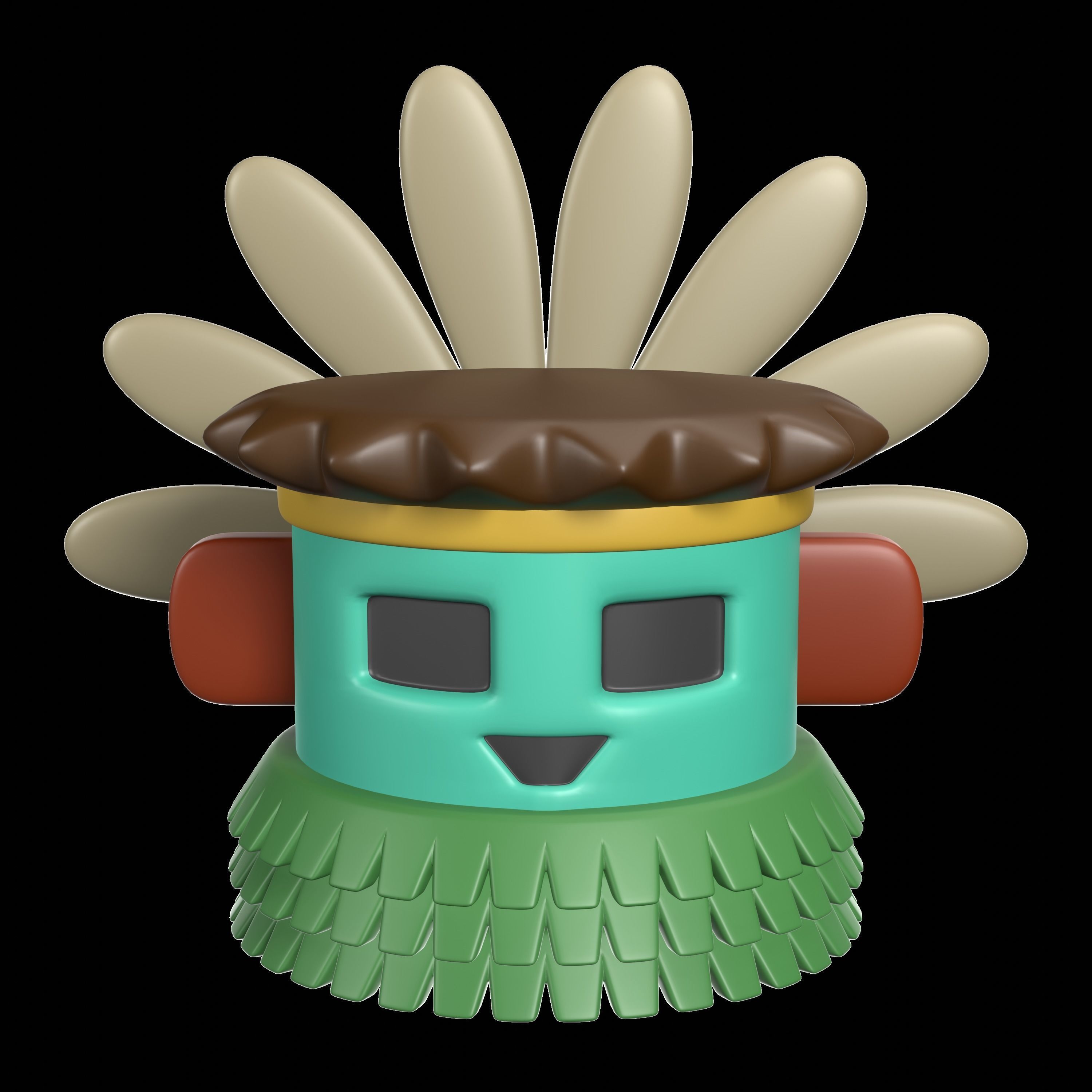 Cultural Artifacts 3D Icon Pack set for banner and UXUI design 3D model_4