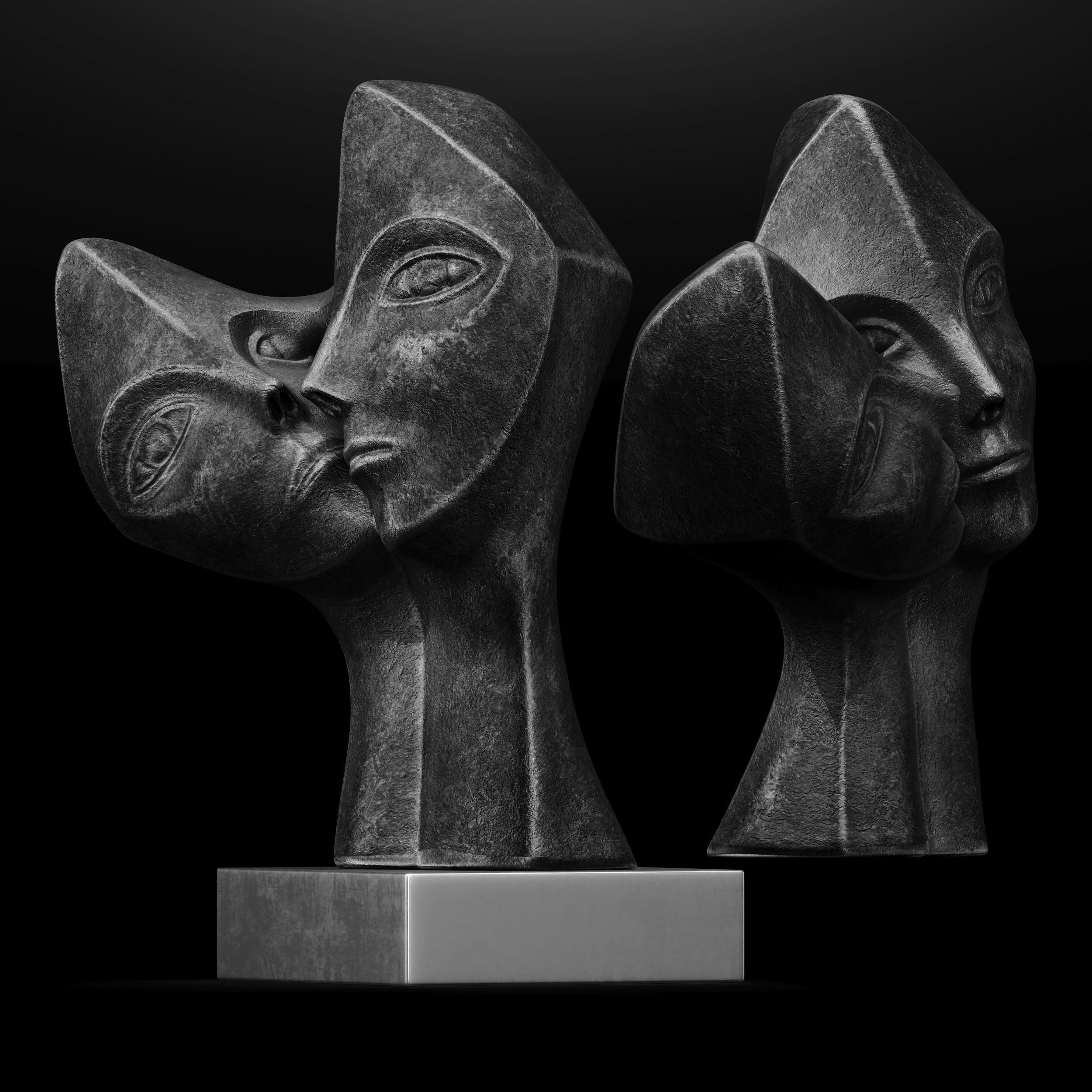 6 Different SETS of Sculptures SET VOL73 3D Model Collection_9