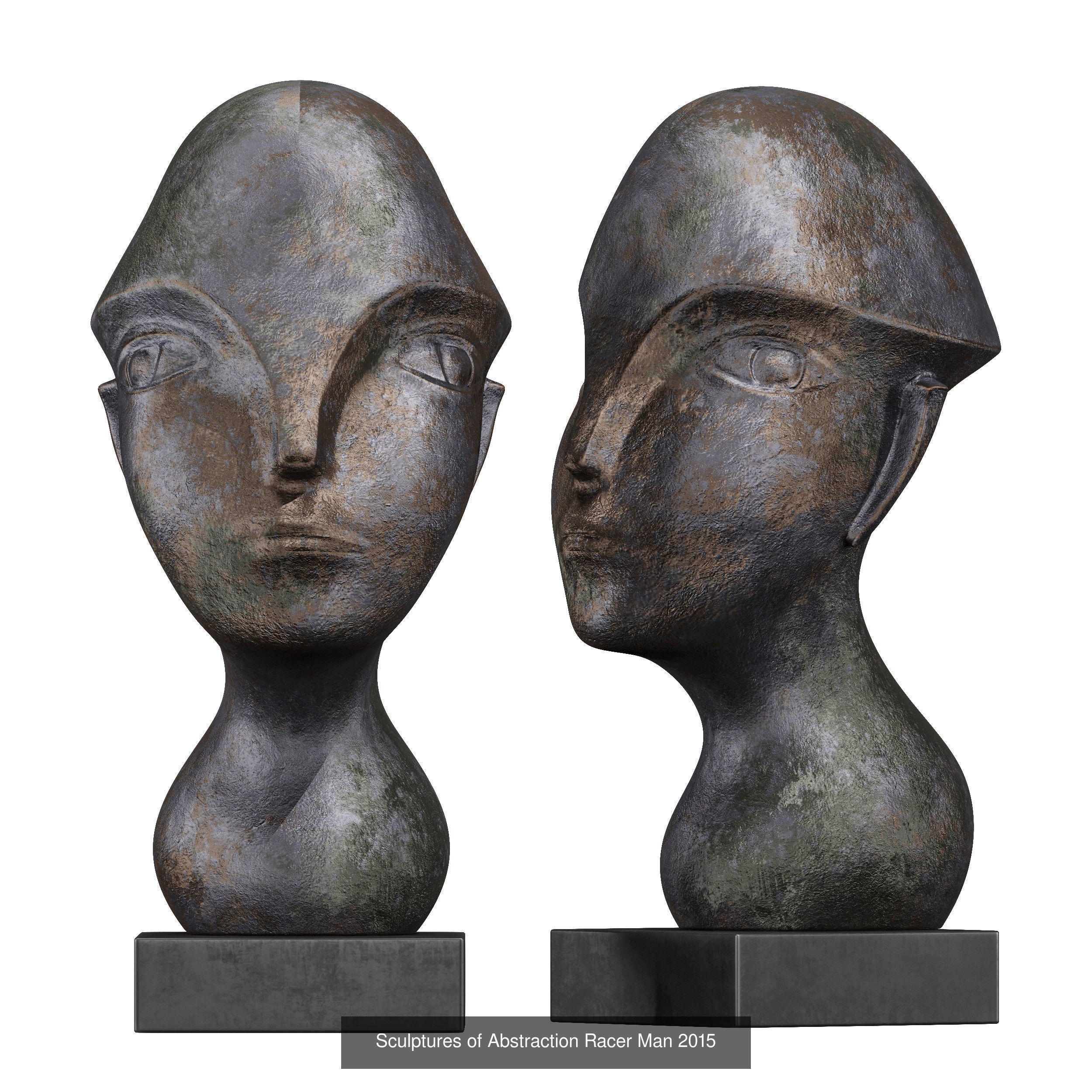 6 Different SETS of Sculptures SET VOL73 3D Model Collection_5