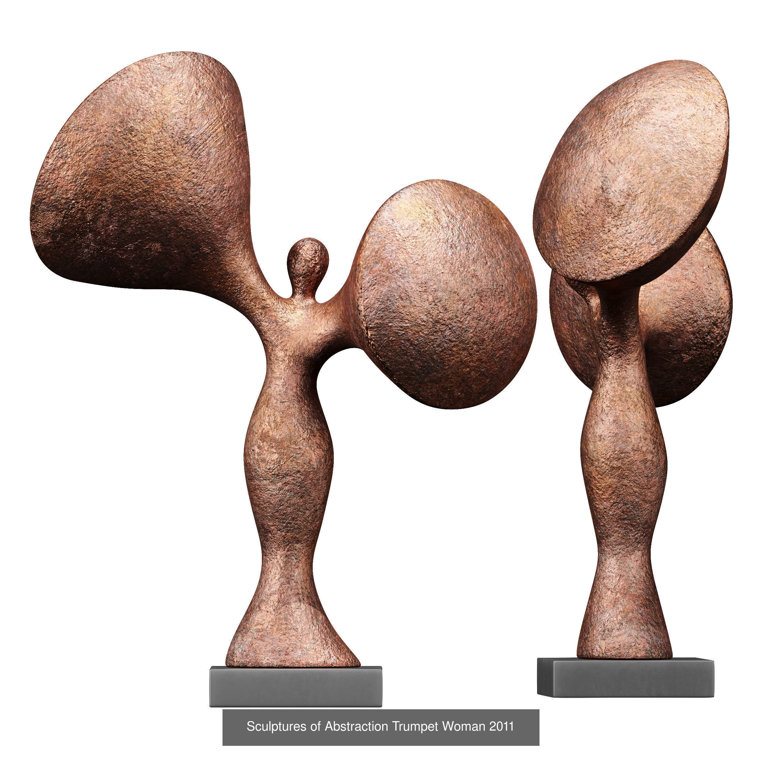 6 Different SETS of Sculptures SET VOL73 3D Model Collection_4