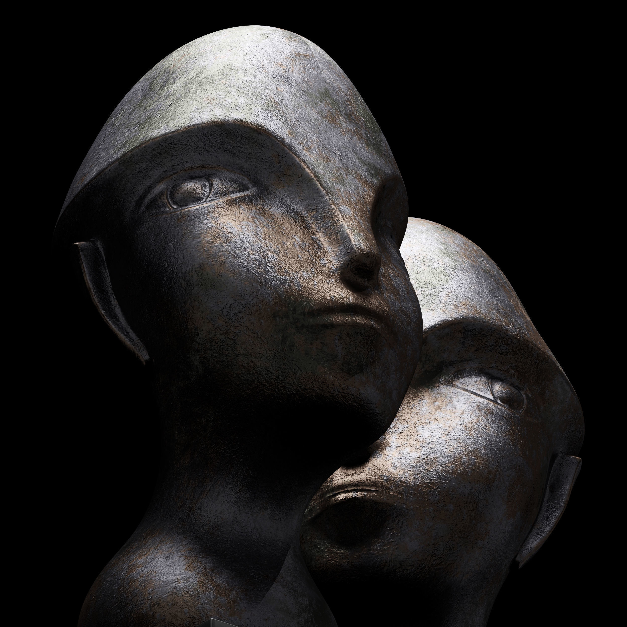 6 Different SETS of Sculptures SET VOL73 3D Model Collection_15